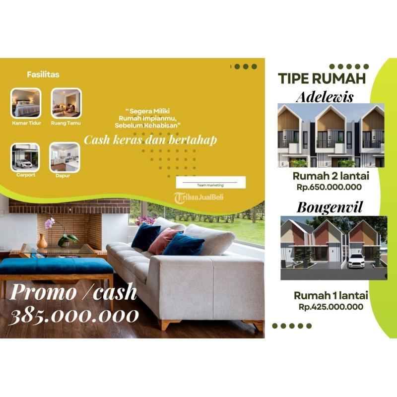Jual Rumah Cash Tanpa Bank Interior Mewah Tipe 40 Baru di Sawangan - Depok Jawa Barat
