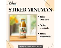  Cetak Stiker Label Minuman Berkualitas - Sidoarjo Jawa Timur 