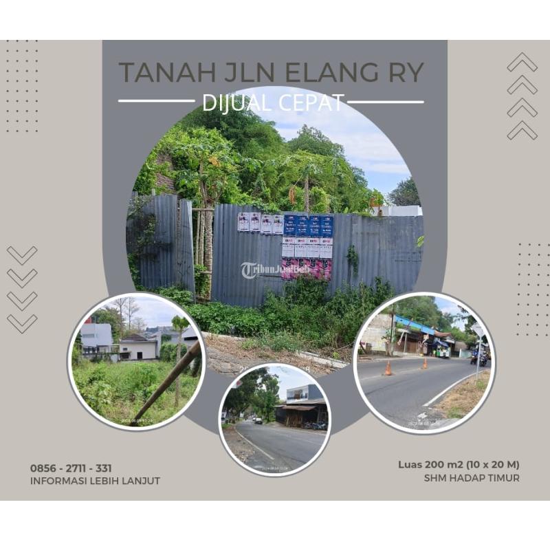 Jual Tanah Luas 200 m2 Murah Jalan Elang Sambiroto Tembalang Dekat RSWN - Semarang Kota Jawa Tengah