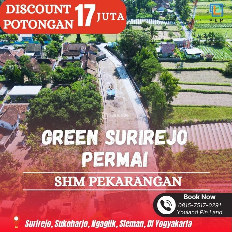Promo Potongan Harga 17 Juta Dijual Tanah Kavling Luas 142 m2 Shm Pekarangan Timur Jakal Km 10 - Sleman Jogja