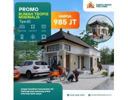 Jual Rumah Hook Bonus Gazebo Baru Tipe 65 SHM di Kaliurang Pakem Sleman Dekat Kampus UII Kaliurang - Sleman Jogja