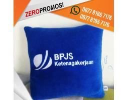 Souvenir Cetak Bantal Kotak Bordir Custom - Tangerang Banten