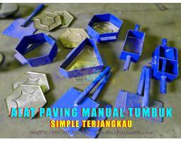 Alat Cetak Paving Manual Tumbuk Tangan - Tarakan Kalimantan Utara