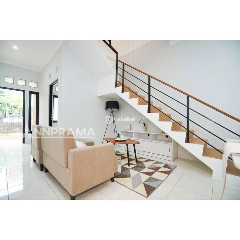 Dijual Rumah Cantik 2 Lantai LT98 LB100 SHM 3KT 1KM di Cluster Tanah Baru dekat Kelurahan - Depok Jawa Barat