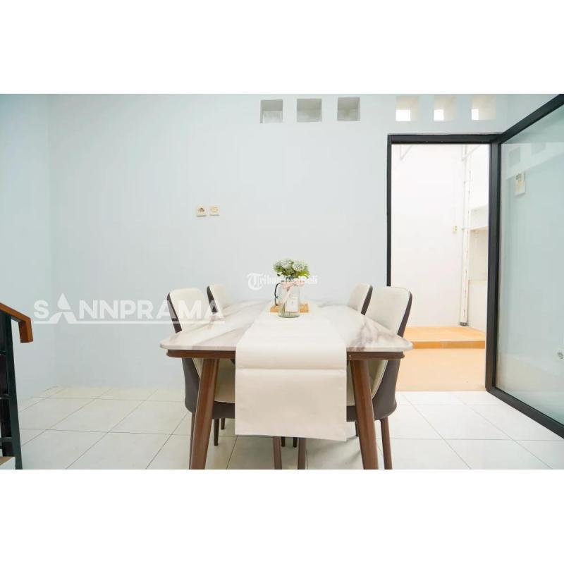 Dijual Rumah Cantik 2 Lantai LT98 LB100 SHM 3KT 1KM di Cluster Tanah Baru dekat Kelurahan - Depok Jawa Barat