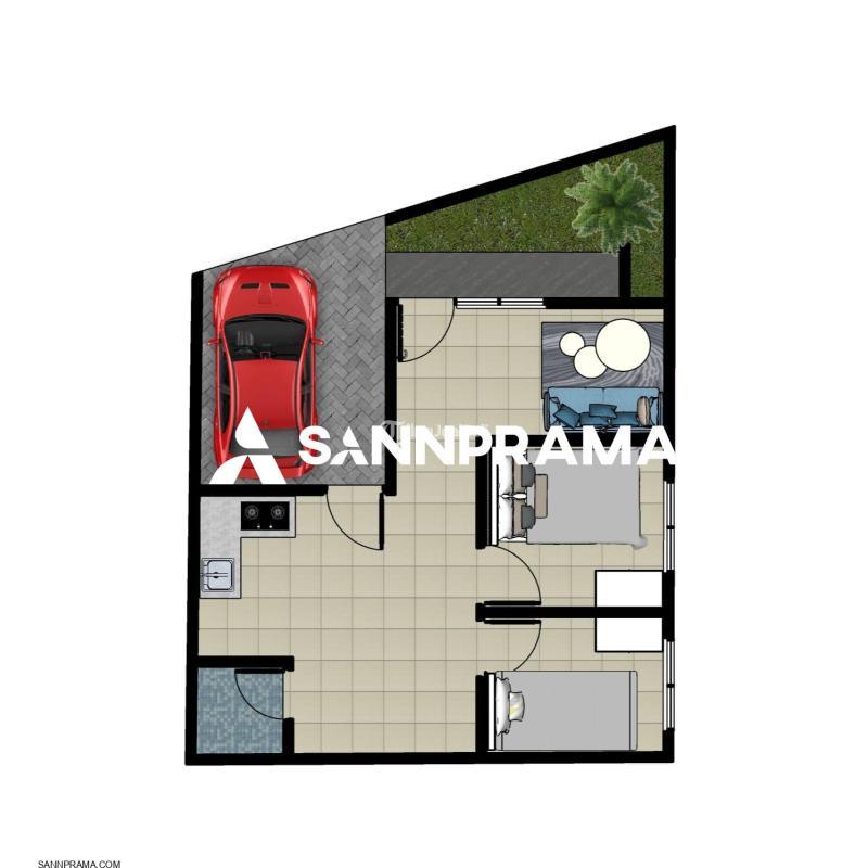 Dijual Rumah Baru Design Modern LT58 LB42 SHM 2KT 1KM Di Rangkapan Jaya Pancoran Mas - Depok Jawa Barat