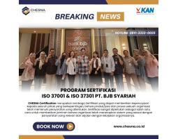 Jasa Sertifikasi ISO 37001, Teruji dan Terverifikasi, Chesna - Binjai Sumatera Utara