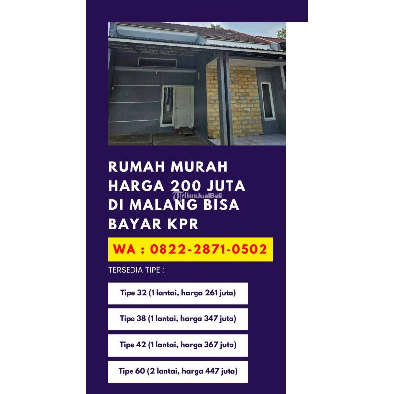 Dijual Rumah Tajinan Malang Harga 447 Juta LT64 LB34 - Malang Jawa Timur
