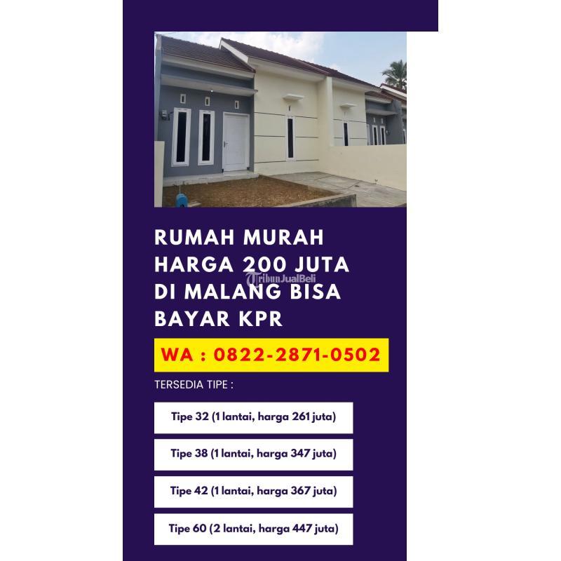 Dijual Rumah Tajinan Malang Harga 447 Juta LT64 LB34 - Malang Jawa Timur