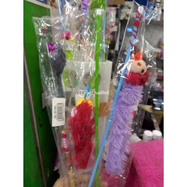 Mainan Kucing Stik Bulu Amigos Petshop - Makassar Sulawesi Selatan 