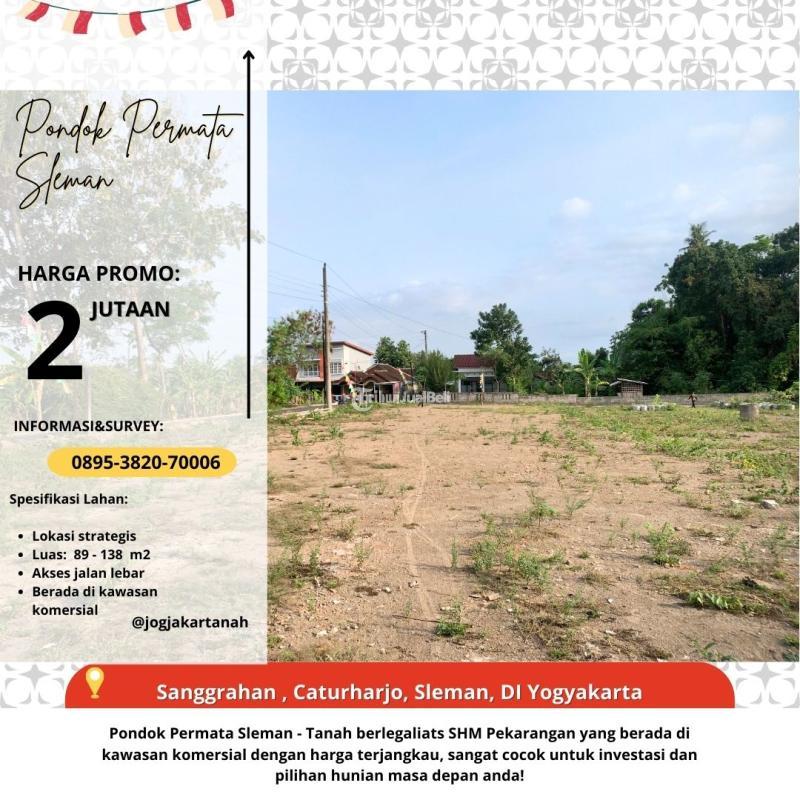 Dijual Tanah Premium Luas 89m2 SHM Murah Sleman Utara - Sleman Yogyakarta