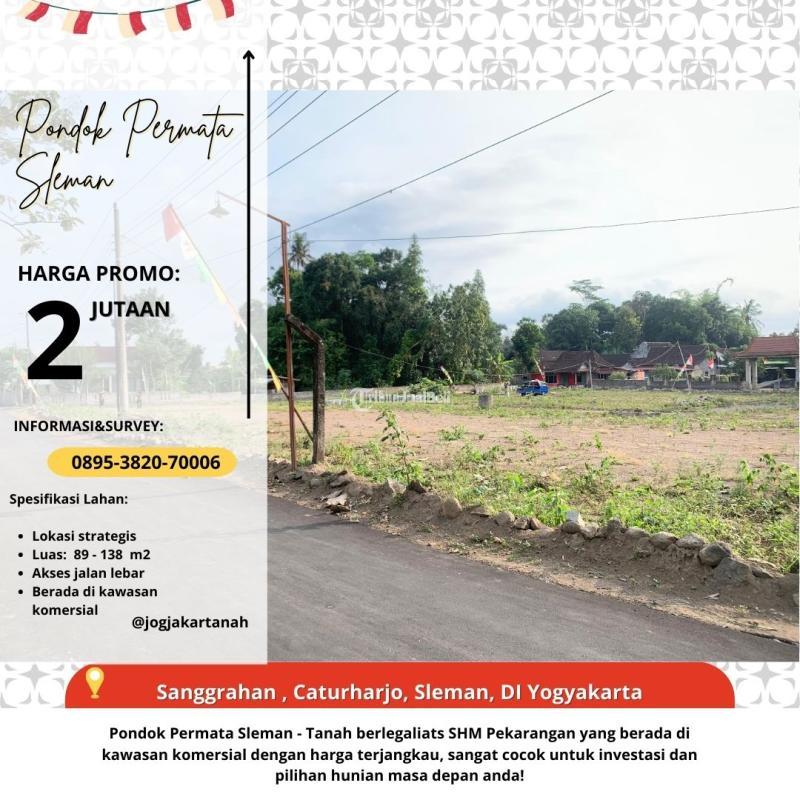 Dijual Tanah Premium Luas 89m2 SHM Murah Sleman Utara - Sleman Yogyakarta