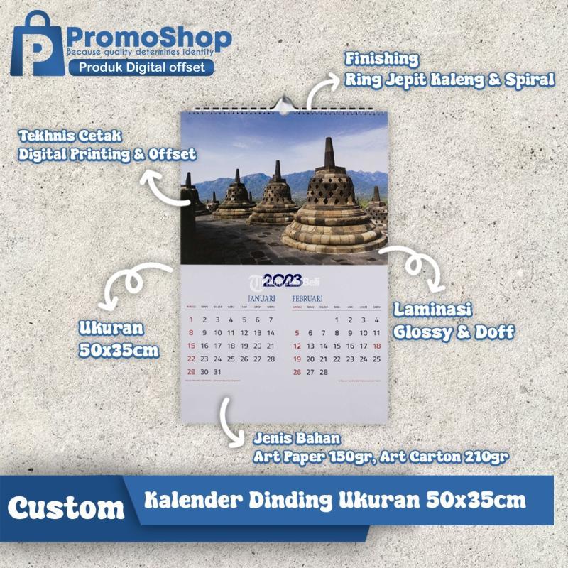 Kalender Dinding 2025 Cetak Custom Lengkap Terdekat - Surabaya Jawa Timur