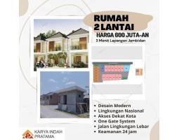 Dijual Rumah 2 Lantai LT75 LB60 3KT 2KM Legalitas SHM Lokasi Strategis - Bantul Yogyakarta