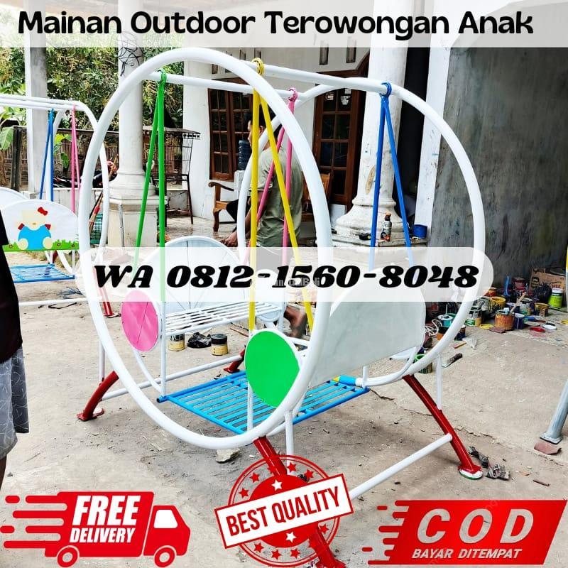 Produksi Ayunan dan Perosotan Mainan Tk Outdoor di Taman - Madiun Kota Jawa Timur