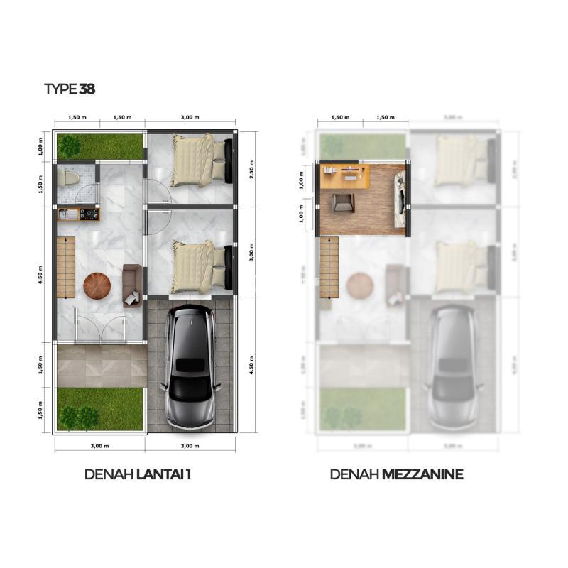 Dijual Rumah Murah LT60 LB38 SHM 2KT 1KM Lokasi Strategis Di Cihanjuang Rahayu Dekat Stikes - Cimahi Jawa Barat