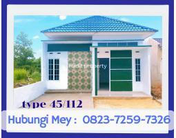 Dijual Rumah Luas 112m2 Tipe 45 SHM 2KT 1KM Perumahan Termurah Di Tengku Bey Dekat Bandara - Pekanbaru Riau