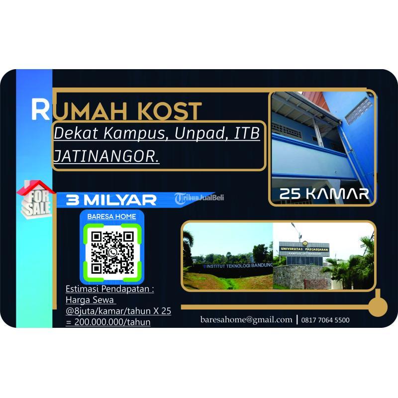 Dijual Kos-kosan 2 Lantai Bekas Siap Huni Jatinangor. Dekat Kampus ITB, IPDN Kampus Unpad - Sumedang Jawa Barat