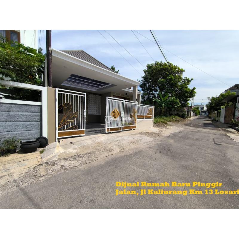 Dijual Rumah Baru Pinggir Jalan LT106 LB70 SHM 3KT 2KM Jalan Kaliurang Km 13 Losari - Sleman Yogyakarta