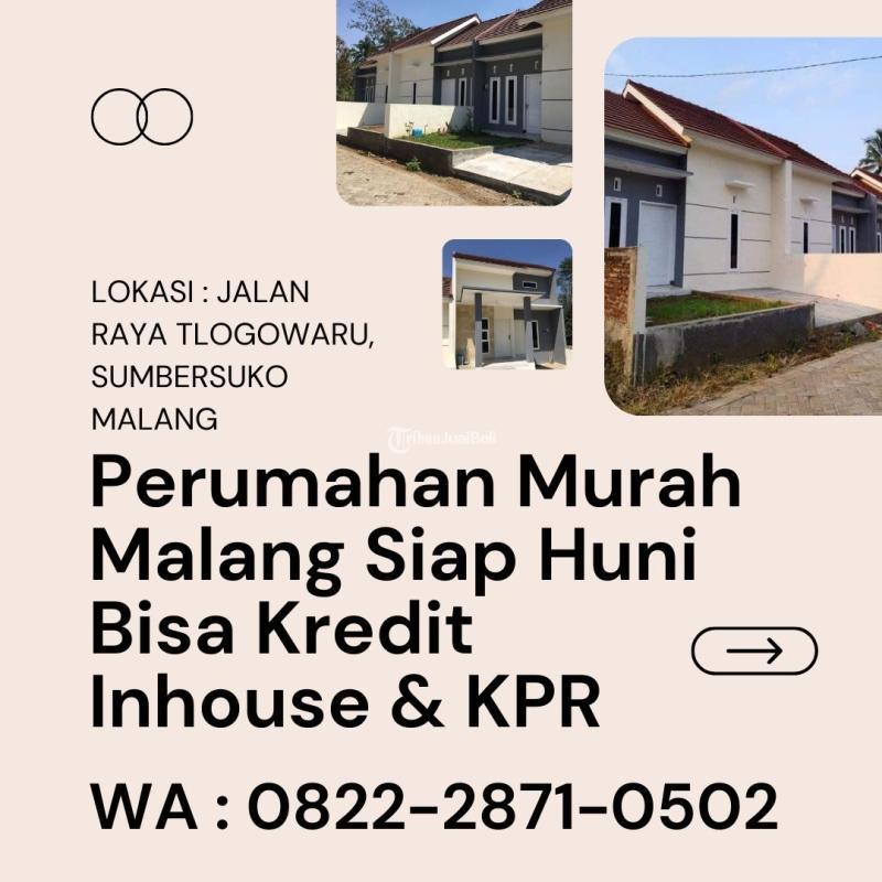 Dijual Rumah Di Sumbersuko Malang 1 Lantai Tipe 33 2KT 1KM - Malang Jawa Timur