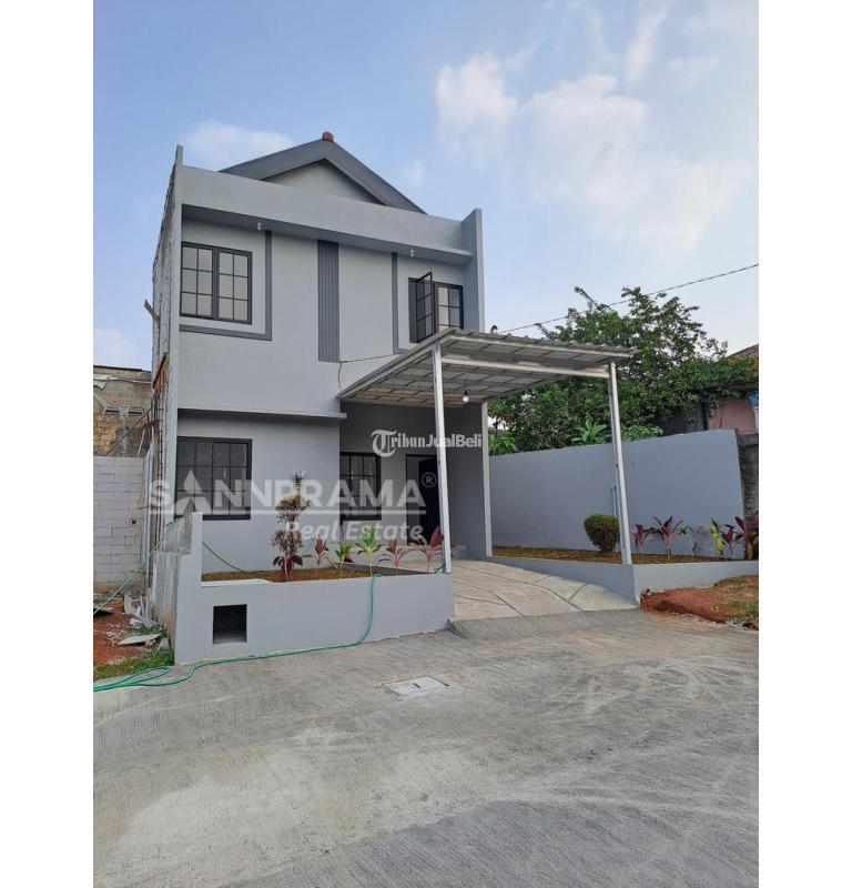 Jual Rumah 2 Lantai Tipe 50 Baru di Cipayung Free Biaya Lainnya dekat Stasiun - Depok Jawa Barat