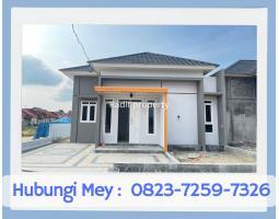 Dijual Rumah One Gate System LT131 LB56 SHM 2KT 1KM Pinggir Jalan Besar - Pekanbaru Riau