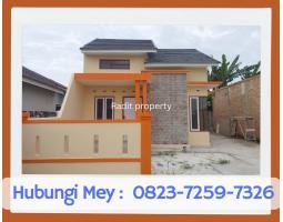 Dijual Rumah Baru LT113 LB45 SHM 2KT 1KM di Pinggir Jalan Teropong- Pekanbaru Riau