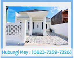 Dijual Rumah Minimalis Modern Baru dengan Pagar Pribadi -LT155 LB90 SHM 3KT 3KM - Pekanbaru Riau