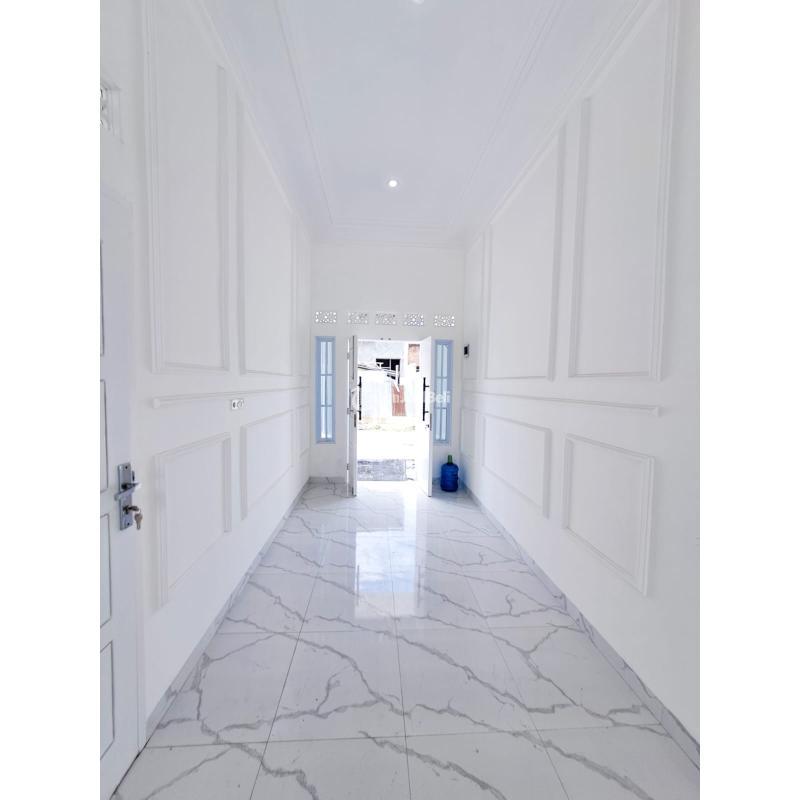 Dijual Rumah Minimalis Modern Baru dengan Pagar Pribadi -LT155 LB90 SHM 3KT 3KM - Pekanbaru Riau