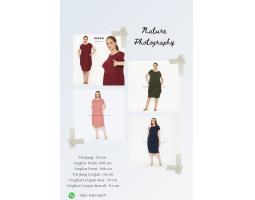 Dress Busui Friendly Bukaan Kanan Kiri Baju Menyusui Busui dan Bumil BU 002 - Jakarta Utara