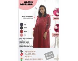 Gamis Ibu Hamil Menyusui Muslim Mutiara Mutthya Dress BU 001 - Jakarta Utara
