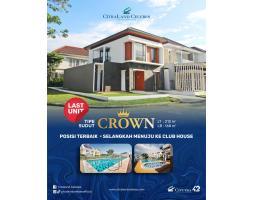 Dijual Rumah LT121 LB168 SHM 5KT 4KM Citraland Celebes Hook Crown Hertasning Gowa - Makassar Sulawesi Selatan