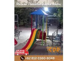 Perosotan Warna Warni Dan Mainan Outdoor Untuk TK Kec Nusapenida - Klungkung Bali