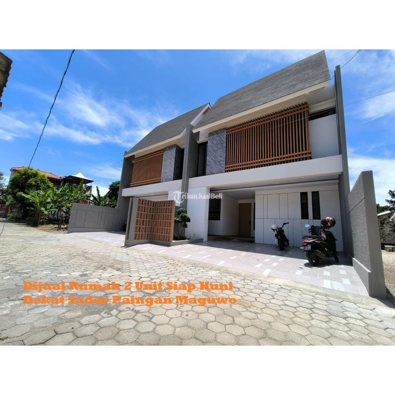 Dijual Rumah 2 Unit Siap Huni Dekat Sadar Paingan Maguwo LT118 SHM - Sleman Yogyakarta 