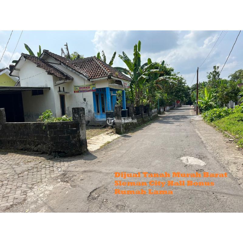 Dijual Tanah Murah dekat City Hall Bonus Rumah Lama LT154 SHM - Sleman Yogyakarta 