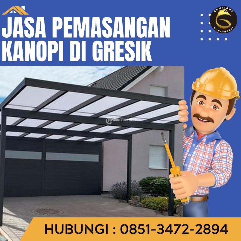 Jasa Kanopi Galvalum dan PVC - Gresik Jawa Timur