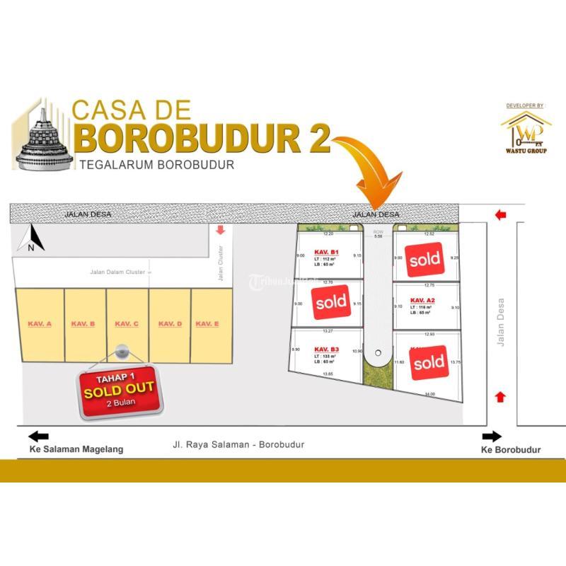 Dijual Rumah Murah LT112 LB65 3KT 2KM Legalitas SHM Lokasi Strategis - Magelang Jawa Tengah 