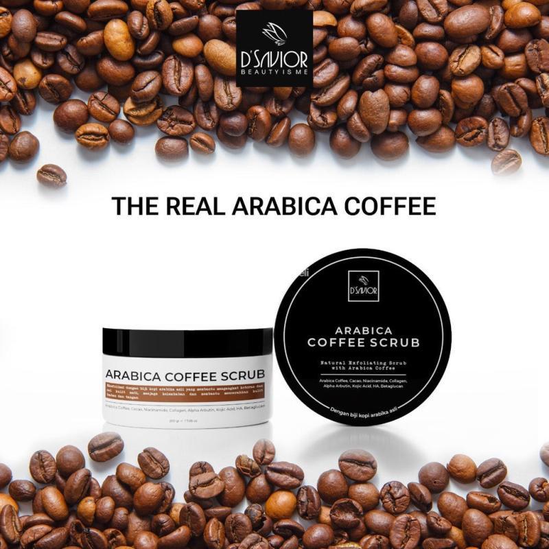 DSsavior Body Scrub 3x Brightening Real Arabica Coffe 200g - Surabaya Jawa Timur