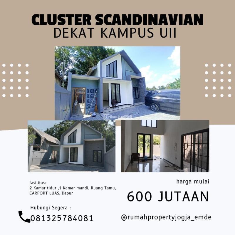 Dijual Rumah Scandinavian LT128 LB50 SHM 1KT 1KM Dekat Kampus UII - Sleman Yogyakarta