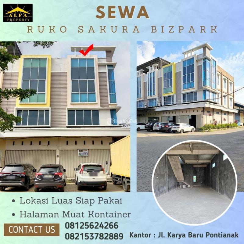 Disewakan Ruko Sakura Biz Park Jalan Adi Sucipto - Kota Pontianak Kalimantan Barat