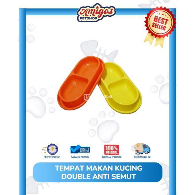 Tempat Makan Kucing Double Anti Semut - Makassar Sulawesi Selatan