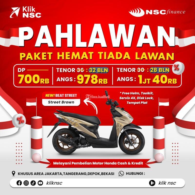 Honda Beat Baru 2024 Promo DP Murah, Cicilan Terjangkau - Jakarta Pusat