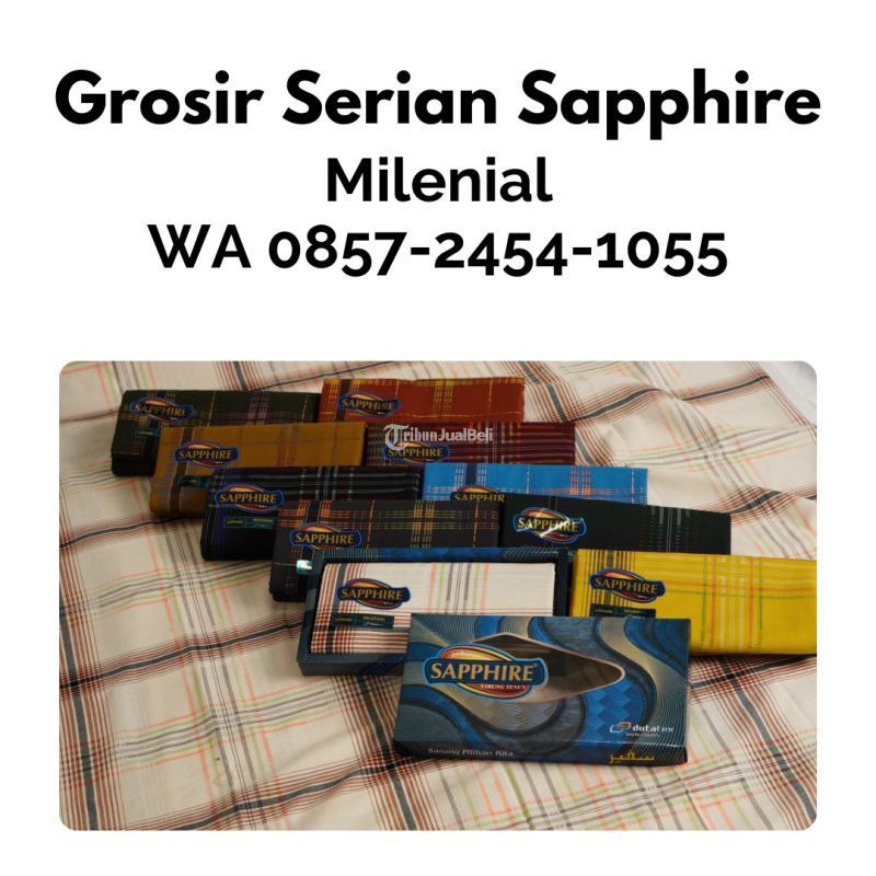 Sarung Premium Sapphire Motif Mewah Lengkap - Sleman Jogja