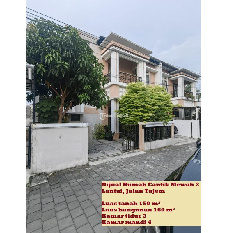 Dijual Rumah Cantik Mewah 2 Lantai, Jalan Tajem LT150 m2 SHM - Sleman Yogyakarta