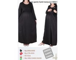 Baju Hamil Dres Gamis 1836 Baju Muslim Menyusui BU004 - Jakarta Utara