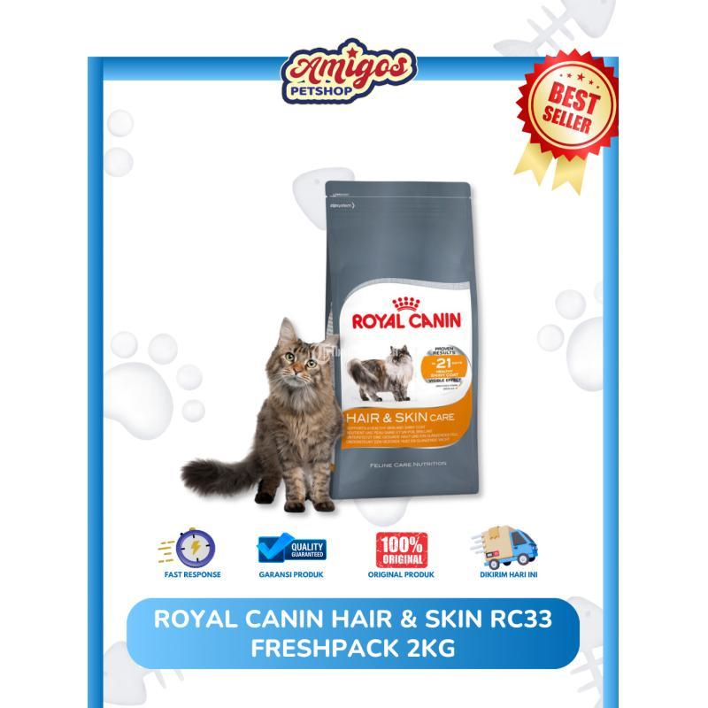 Royal Canin Hair dan Skin RC33 Freshpack 2 Kg Amigos Petshop - Makassar Sulawesi Selatan