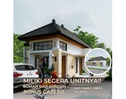 Dijual Villa LT208 LB65 SHM 3KT 1KM di Pakem Sleman Siap Bangun Free Gazebo - Jogja