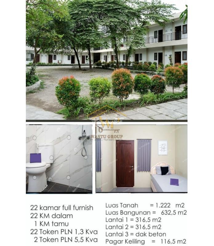 Jual Kost Siap Huni Harga Terjangkau 22KT 22KM - Sleman Yogyakarta