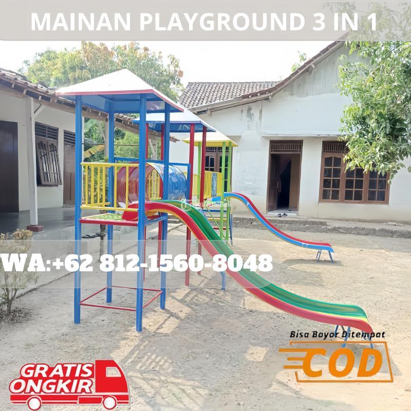 Mainan Perosotan Playground 3 In 1 Free Ongkir - Majalengka Jawa Barat 