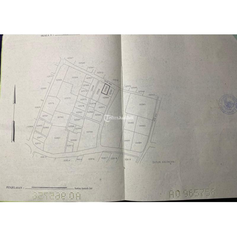 Dijual Tanah Pekarangan Jalan Kebon Agung LT138 m2 Legalitas SHM - Sleman Yogyakarta